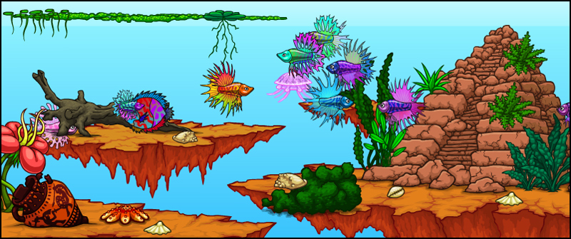 виртуальный аквариум, мирчар, онлайн рыбки